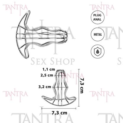Plug anal hueco de metal Small